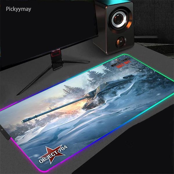 RESTS World of Tanks RGB MOUSE PADA MOUSEPAD MAUSA MATA MATA MATA RETRACIÓN RECHA PAD GAMER COMPUTADOR DE COMPUTADOR