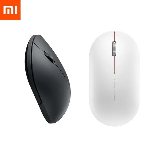 Repose Xiaomi Mi Wireless Mouse 2 1000dpi 2.4ghz Wifi Link Optique Muet Portable Lumière Mini Ordinateur Portable Ordinateur Portable Bureau Souris De Jeu Nouveau