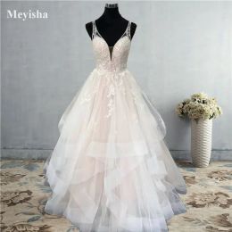 Rests Zj9204 robes de mariée élégantes personnalisé chérie sans manches plis à volants organza robes de mariée pour les femmes faites par le client plus