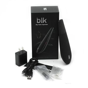 Detailhandel!100% Authentieke Kingtons BLK Black Mamba Droge Kruiden Vaporizer Starterkit Ingebouwde 1600mAh Batterij