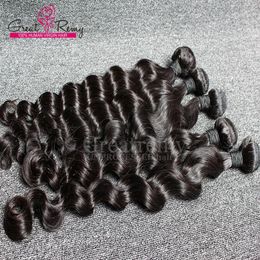 Greatremy varejo 1pc extensões de cabelo humano brasileiro cachos soltos trançados soltos profundos e baratos cabelo virgem brasileiro trançados