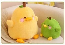 Minorista 20/30/40 cm Duck Pear Pear Plush Juguete Diversión Juguete Fruit Bath Sleep Sleep relleno de juguetes Animales Regalo de Navidad Dato enojado Envío gratis DHL/UPS