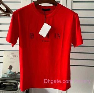 Vendita al dettaglio 2023 Designer Mens T-shirt Camicie Tees Paris Summer Luxury Branded Donna Lettera Manica corta Stampato Girocollo Stampa allentata Tees Uomo