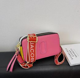 RETAIL Designer damestassen Nieuw 2023 Contrasterende kleur Kleine vierkante tas Trend Letter Single Shoulder Messenger Bag