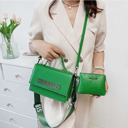 Retail Designer Women Shoulder Bags Letter Messager Tas Tweed Piece Set Fashion Bags