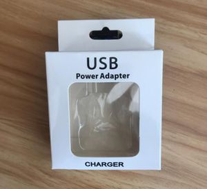 Retail Display Paper Packaging Box voor iPhone 8 7 6s US Plug 5W Home Adapter Wall Charger Package Boxes3621685