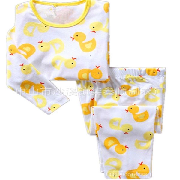 Retail Duck Boys Pamas costume 100% coton enfants T-shirts garçon de nuit boy