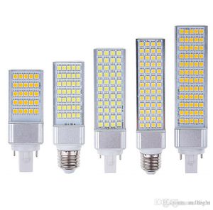 Retail Hoge kwaliteit ultra heldere E27 E14 G24 110V240V SMD 5050 chip 180 stralingshoek led maïs licht led lamp 5847981