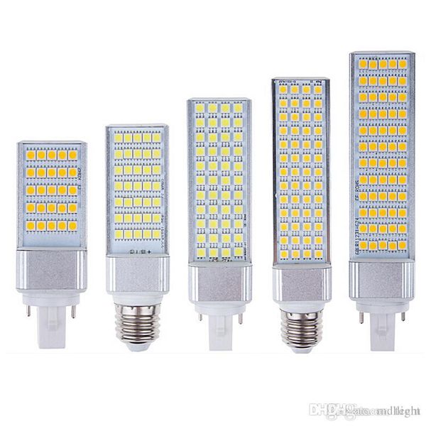 Détail de haute qualité ultra lumineux E27 E14 G24 110 V-240 V SMD 5050 puce 180 angle de faisceau LED lumière de maïs lampe à LED livraison gratuite