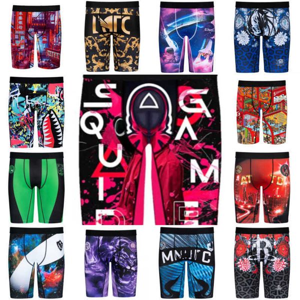 Retail Mens Box Boxers Shorts Sports Strying Séchage rapide Sous--Pants Elastic Place Sous-vêtements Brands Boîte Boxer Boxer Pantalon avec sac