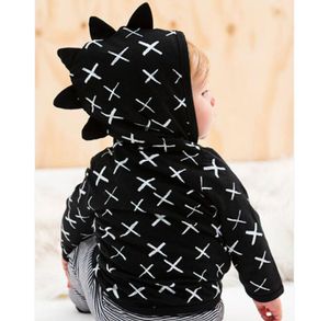 Détail nouveau-né bébé Halloween dinosaure veste à capuche manteau enfants manteaux d'hiver garçons filles vestes de créateurs vêtements d'extérieur pour enfants vêtements6142211