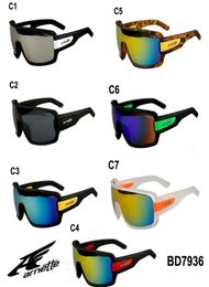 Retail Outdoor Eyewear Arnette 7936 Fashion Cycling Outdoor kleurrijke reflecterende zonnebrillen briljante kleurrijke sport zonnebril UV1826516