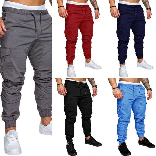 Vente au détail plus taille 3xl 4xl Casual Hommes vêtements Designer Cargo Pants 2023 Nouveaux vêtements de travail Pantalons multi-poches Pantalons de loisirs Leggings Homme Marchandises vivaces dix couleurs