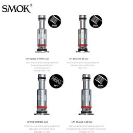 Retail!! SMOK NOVO 4 Coil LP1 Mesh 0.8ohm DC MTL 0.8ohm/0.9ohm 5 stks/pak 3 Siliconen Ringen Lekvrij Vape sigaret Authentieke