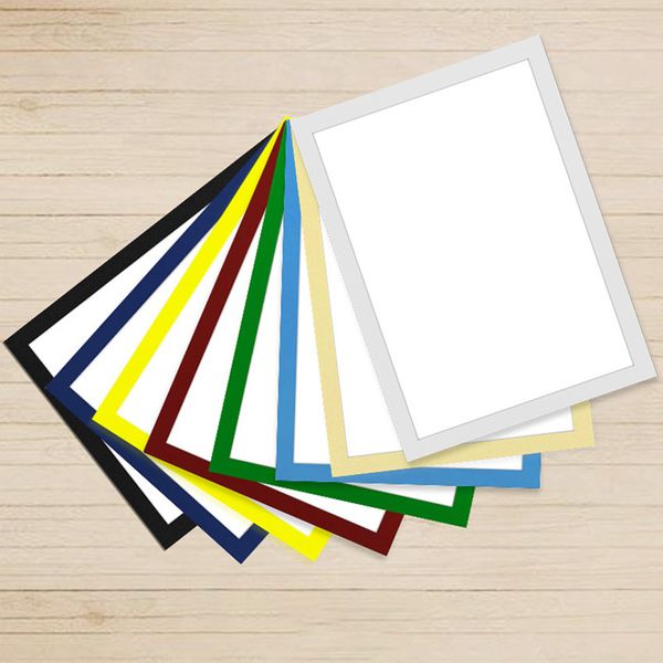 Fournitures de détail Plastique PVC Affiche Photo Papier Cadre D'affichage Adhésif Bande Magnétique Publicité Promotion Couverture Non Poinçon Trous 10 pcs