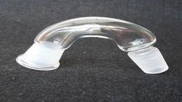 Retail V-vorm glazen adapter 14 mm vrouwelijk naar 14 mm mannelijk verbinding voor glazen waterpijp waterpijp 1656918