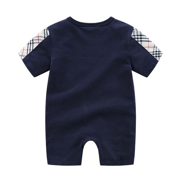 Vente au détail / vente en gros né 0-24M bébé barboteuses onesies combinaison de poche en coton combinaisons une pièce toddle infantile enfants vêtements de créateurs mignon CX