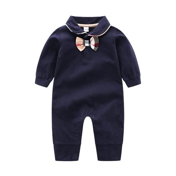 Détail hiver nouveau bébé barboteuses manches longues coton doux nouveau-né bébé vêtements mode bébé pyjamas vêtements pour bébés263k