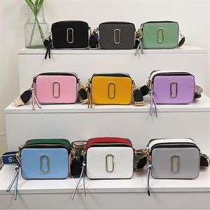 Bagins de vente au détail Nouveaux 2022 Couleur de contraste Small Square Sac Sac Lettre de tendance Single Single Messenger Bag2020