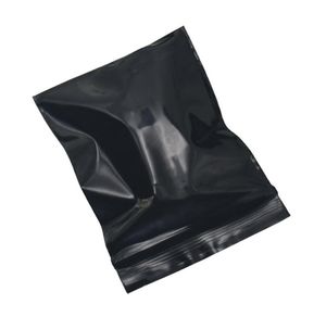 Retail Zipper Grocery Gift Emballage Strangement Pouche 45cm Mini Black Zip Lock Bag Zip Relaisable 500PCSLOT SEAL SEAL PLANCHE PLASSE2563913