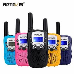 RETEVIS RT388 Talkie-walkie enfants 2 pièces récepteur radio pour enfants talkie-walkie enfants cadeau d'anniversaire jouets pour enfants pour garçons filles 240129