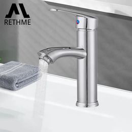 RETHME BASIN SALLE SALLE DÉVILE FAUCET Silver Water Hand Watert Splash Anti et 240325