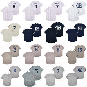 Retraité 2 Derek Jeter Baseball Jersey 3 Babe Ruth 4 Lou Gehrig 5 Joe Dimaggio 8 Yogi Berra 9 Roger Maris 10 Phil Rizzuto 12 Wade Boggs 1939