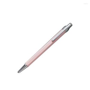 Stylo à bille rétractable 0.5mm, rechargeable, vert/rose/bleu, réutilisable, pratique d'écriture de calligraphie pour enfants et adultes