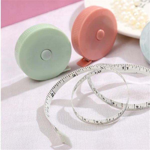 Rétractable ruban à mesurer corps mesure ceinture tailleur couture tissu artisanat centimètre pouce enfants hauteur règle yq00515