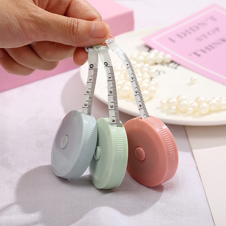 Retractable Measure Tape Body Measurement Belt Tailor Sewing Cloth Craft Centimeter Inch Children Height Ruler WB3141