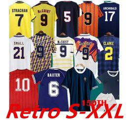 Retro 1978 1982 1986 1990 WK Schotland voetbalshirts Retro voetbalshirts 1991 1992 1993 1994 1996 1998 2000 Vintage jersey Collectie STACHAN McSTAY 999