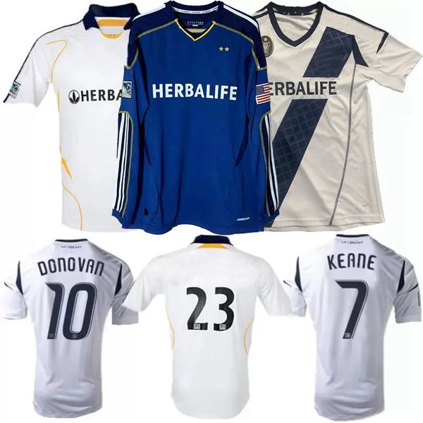 2007 2008 2012 2013 Retro Los Angeles Galaxy camisetas de fútbol Donovan Keane Juninho González Xavier 07 08 12 13 camiseta de fútbol clásica vintage