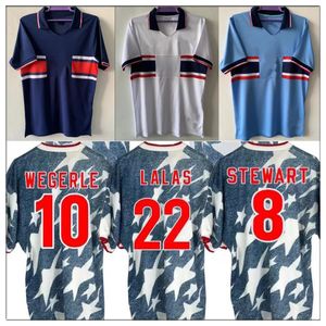 RETRO 1994 1995 1997 klassieke uitshirt voetbal verenigde staten jerseys Wegerle Lalas Ramos Balboa 94 klassieke voetbalshirts