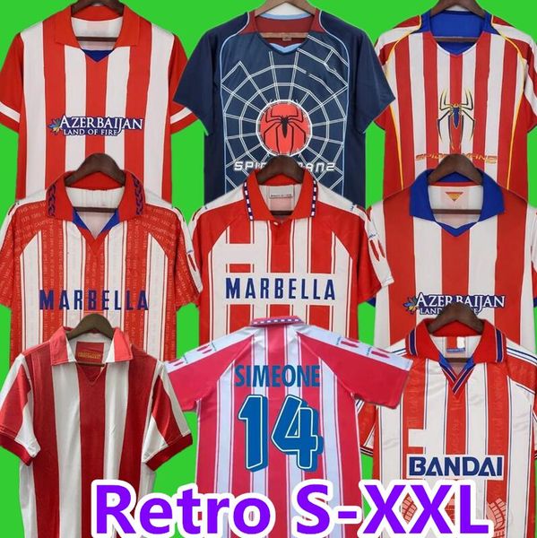 Retro 2004 2005 2013 2014 Camisetas de fútbol del Atlético de Madrid Kun Agüero Griezmann MAXI F.TORRES KOKE 04 05 10 11 13 14 15 94 95 96 97 Gabi Forlán SIMAO clásico vintage