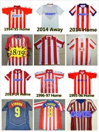 Rétro 2004 2005 AFALCAO SIMEONE ARDA SOCCERY JERSEYS # 9 F.TORRES 1994 1994 1996 1997 2013 10 11 14 15 Caminero Grieuzmann Gabi Home Vintage Chemise de football classique