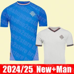 Retro 2024 25 Islandia Soccer Jerseys Club Full Sets National Team Uniform de uniforme masculino Equipe White Gudjohnsen R Sigurdsson Finnbogason Fútbol Camisetas de fútbol