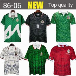 Rétro 70 MEXICO BLANCO Soccer Jersey 86 94 98 2006 HERNANDEZ H.SANCHEZ maillot de football LUIS GARCIA CAMPOS ancien maillot MARQUEZ 2010 1999 kit enfant