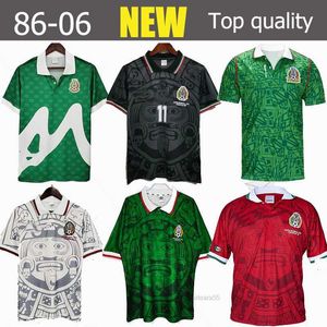 Retro 70 MEXICO BLANCO SOCCER JERSEY 86 94 98 2006 Hernandez H.Sanchez Football Shirt Luis Garcia Campos Ancient Maillot Marquez 2010 1999 Kits Kits Ninos