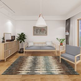 Sala de estar de estilo estadounidense retro alfombra grande alfombra decoración alfombras de cama alfa de sofá alfombra de oficinas alfombras sin deslizamiento alfombras