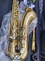 Retro Antique Copper 62 Professional Tenor Saxophone Amélioration de saxophone Double-Rib Tone BB Tenor Sax Jazz Instrument