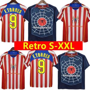 Maillots de football rétro Atletico Madrids kun Aguero Griezmann MAXI F.TORRES Gabi Foran SIMAO vintage classique 04 05 06 10 11 13 14 15 94 95 96 97 100e 2004 2014 2015 1997