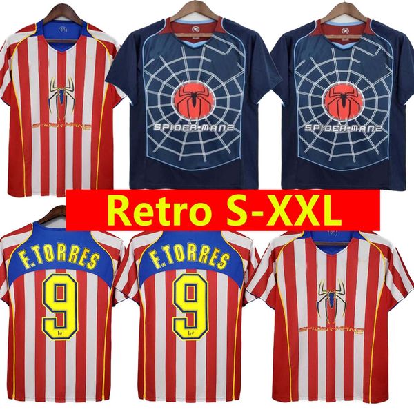 Retro Atlético de Madrid camisetas de fútbol Kun Agüero Griezmann MAXI F.TORRES Gabi Foran SIMAO clásico vintage 04 05 06 10 11 13 14 15 94 95 96 97 100 2004 2005 2014 1997