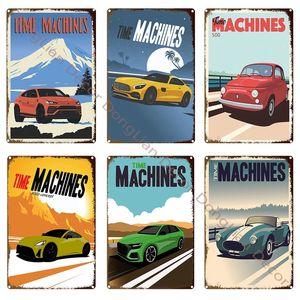 Retro Auto Racing Metal Tin Sign Vintage Racing Poster voor bar Restaurant Garage Man Cave Home Wall Decor Plaat 30x20cm W03