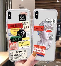 CODE RETRO CODE CODE LABECELL COSEMENTS LWITH AIRBAG COVERS POUR l'iPhone 12 11 Pro Max XR XS X 8 7 6 Plus couverture de TPU Soft DHL F1863377