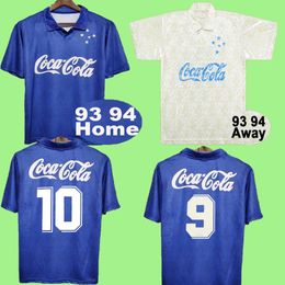 1993 1994 Cruzeiro Retro voetbalshirts voor heren, thuisvoetbalshirt met korte mouwen