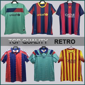 Retro Barcelonassoccer maillots barca chemise vintage XAVI RONALDINHO RONALDO RIVALDO GUARDIOLA Iniesta finale classique maillot de foot 1899 1999 maillots de football