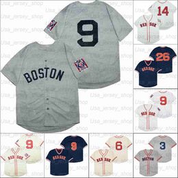 Retro Baseball Home Jersey nummer 34 David Ortiz 41 Chris Sale 72 Garrett Whitlock White Black Grey Jerseys