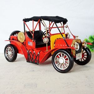 Retro auto-accessoires handgemaakte ijzeren voertuigmodellen vintage modelauto's creatieve huisdecoratie kamerdecoratie geschenken