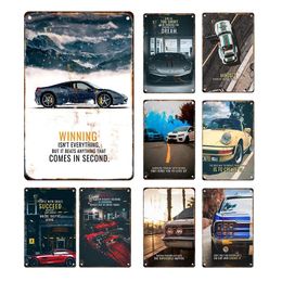 Rétro voiture tin sign personnalisé art affiche plaque de métal tin signe vintage fer peinture rétro salon garage homme cave décor à la maison plaques taille 30 x 20 cm w02