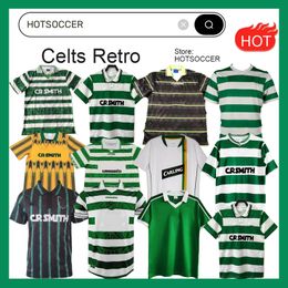 Retro Kelten voetbalshirts 80 81 87 88 LARSSON Home Away KYOGO EDOUARD JOSEPH 06 07 Celtic voetbalshirt MORAVCIK TURNBULL ETI CHRISTIE JOTA GRIFFITHS FORREST GUEYE